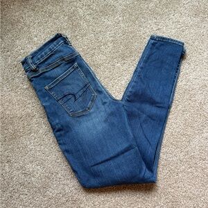 American Eagle Curvy Hi Rise Jegging Size 0